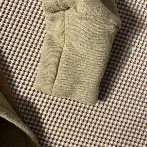 Peloton Sweatshirt Green Womens Small Turtleneck Cowl Neck Thumb Holes - Picture 4 of 7